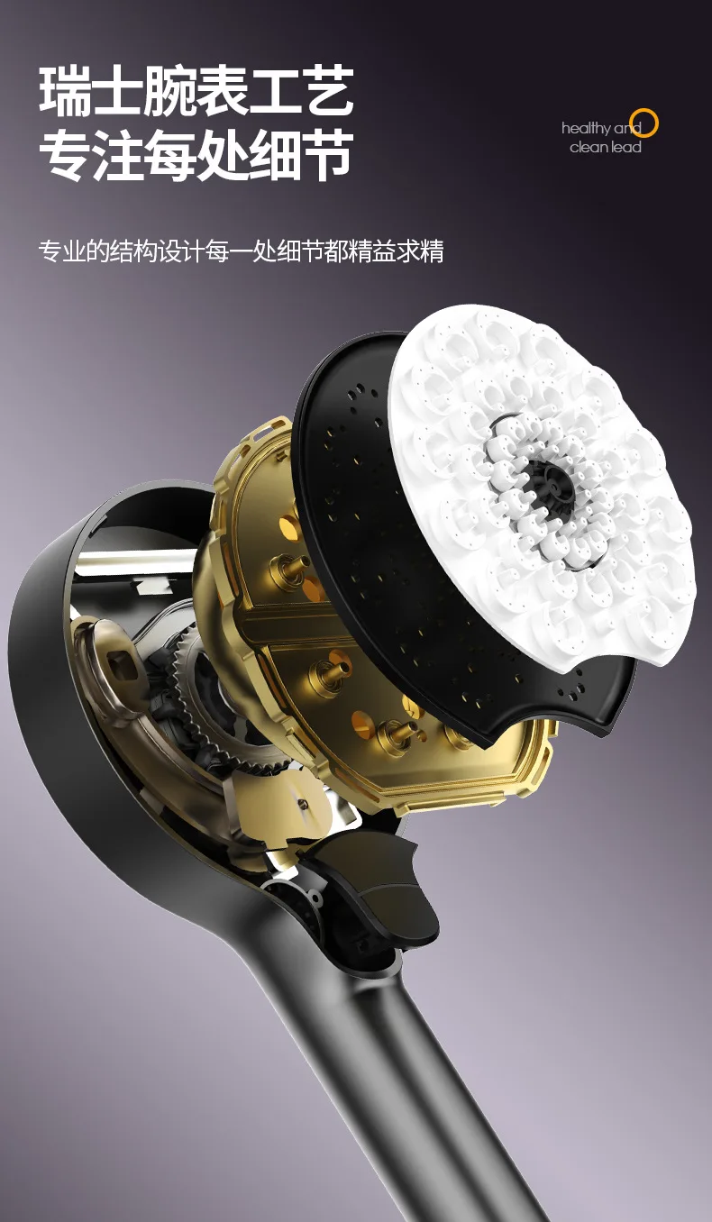 High-Pressure Shower Head with 3 Spray Modes 2 High-Pressure Shower Head with 3 Spray Modes - Image 2
