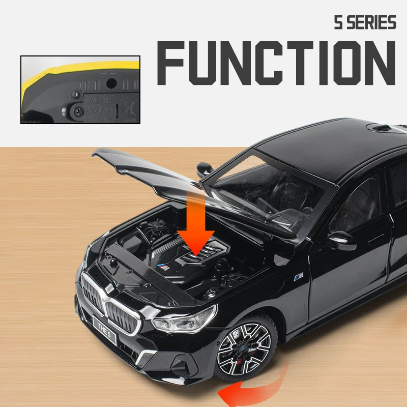 1:24 Scale Deluxe Alloy Car Model 3 1:24 Scale Deluxe Alloy Car Model - Image 3