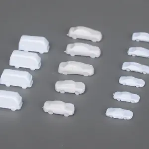 Miniature White Vehicle Set for Dioramas 11 Se0474ded64f2416eb6c3b8aec3966b9b3