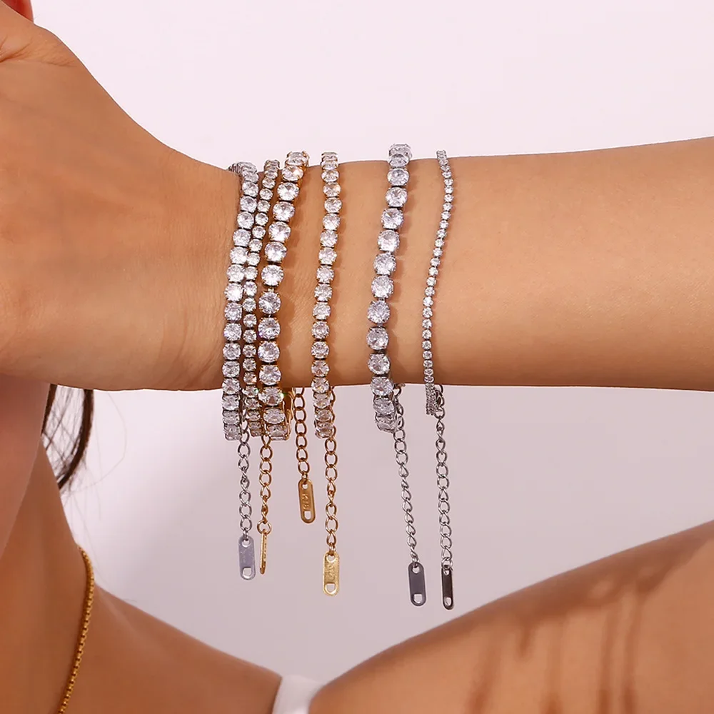 Stainless Steel Chain Bracelet for Women 2 Stainless Steel Chain Bracelet for Women - Image 2