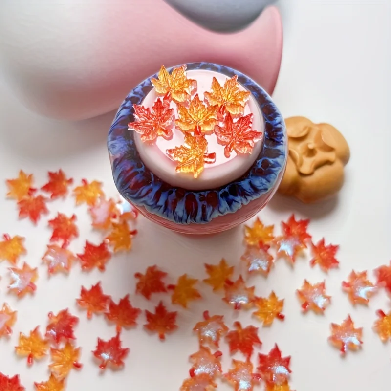 Vivid Resin Maple Leaves for Crafts 5 Vivid Resin Maple Leaves for Crafts - Image 5