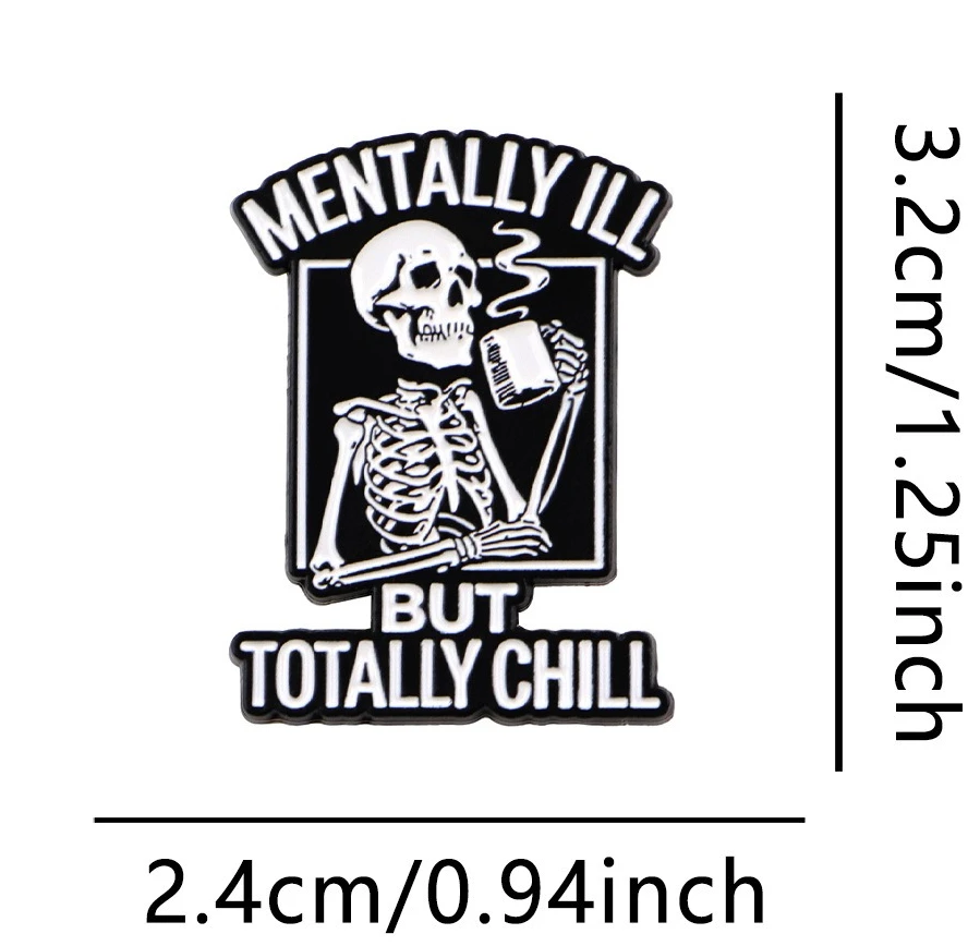 Playful Skeleton Brooch for Edgy Styles 7 Playful Skeleton Brooch for Edgy Styles - Image 7