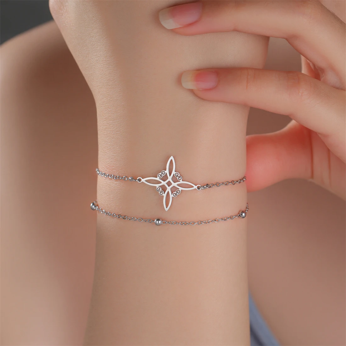 Stainless Steel Celtic Knot Bracelet 5 Stainless Steel Celtic Knot Bracelet - Image 5