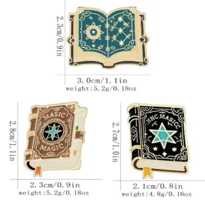 Halloween Book-Shaped Brooch in Vintage Style 12 Se07e7ced3c664e2b9c1b98bca31d9713R