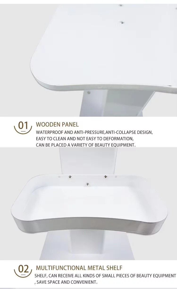 Salon White Beauty Instrument Cart 5 Salon White Beauty Instrument Cart - Image 5