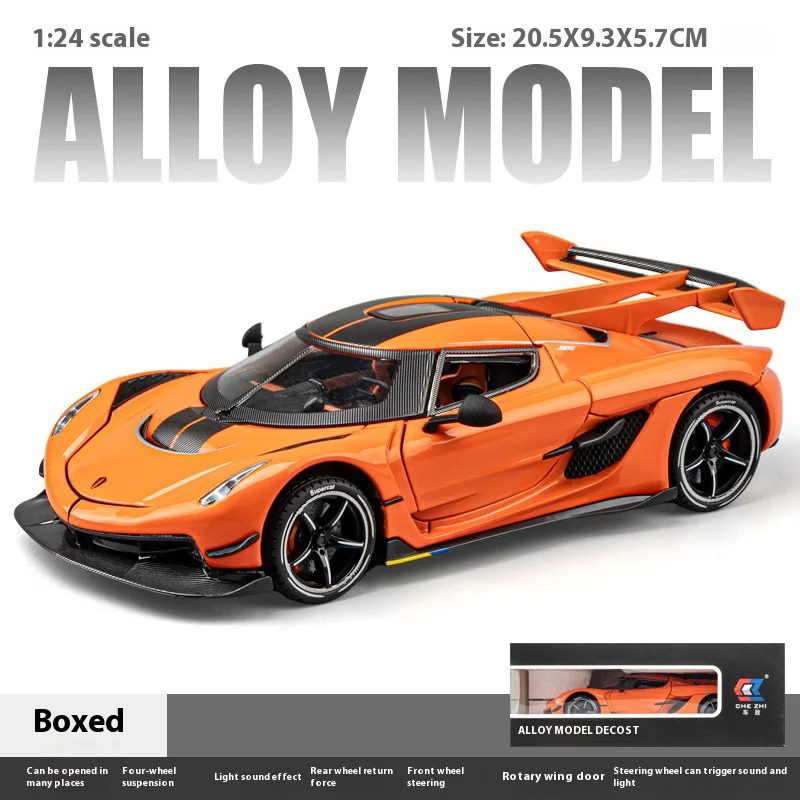 1:24 Scale Diecast Alloy Sports Car Model 8 1:24 Scale Diecast Alloy Sports Car Model - Image 8