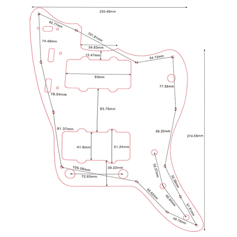 Custom Pickguard for Jazzmaster Guitars 6 Custom Pickguard for Jazzmaster Guitars - Image 6