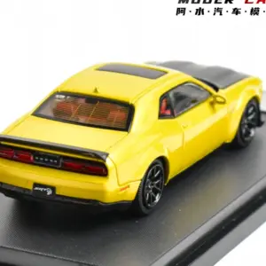 Yellow 1:64 SRT Hellcat Diecast Model