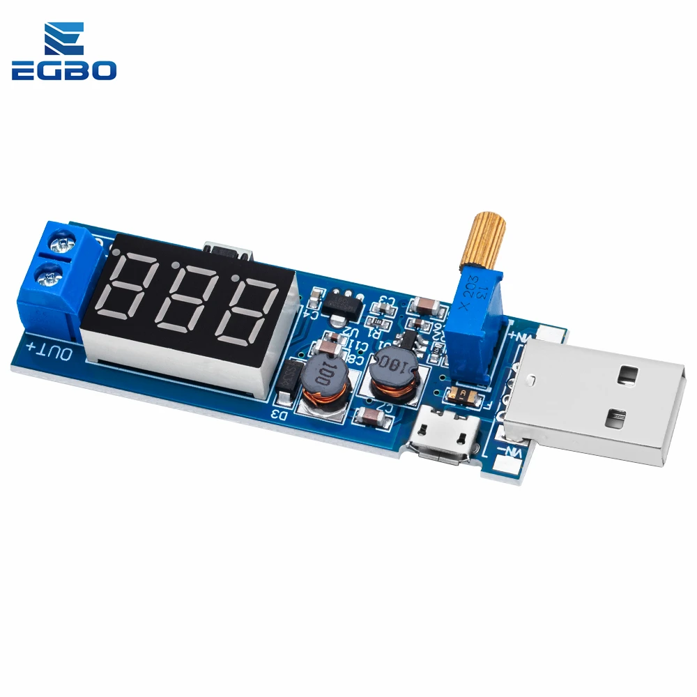 Adjustable DC-DC USB Power Supply Module 3 Adjustable DC-DC USB Power Supply Module - Image 3
