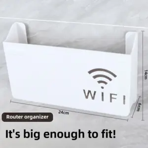 Wall-Mounted WiFi Router Shelf for Modern Homes 11 Se0c32d4c600d4dfe8cceb91ed4e357b69