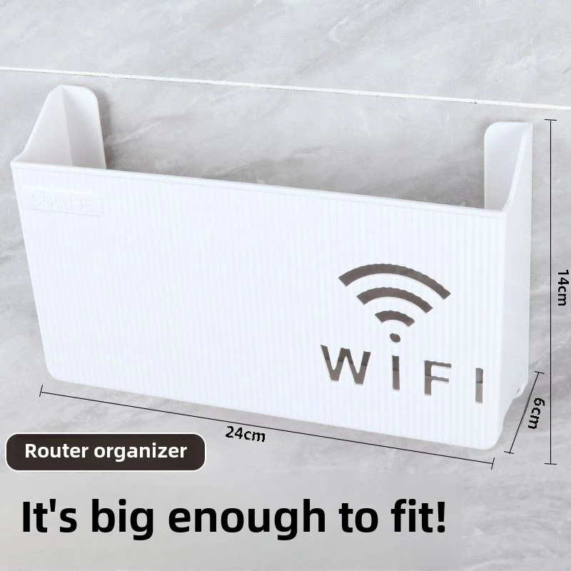 Wall-Mounted WiFi Router Shelf for Modern Homes 2 Wall-Mounted WiFi Router Shelf for Modern Homes - Image 2