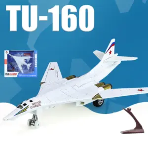 Alloy TU-160 Stealth Bomber Model 1:200 Scale 18 Se0c5324e92244055a1acbbdcd1197e2aK