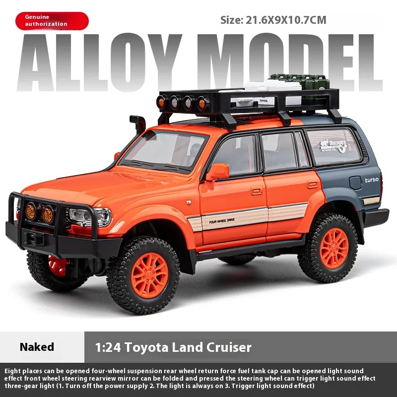 Toyota Land Cruiser LC80 Diecast Model 1:24 Scale 7 Toyota Land Cruiser LC80 Diecast Model 1:24 Scale - Image 7