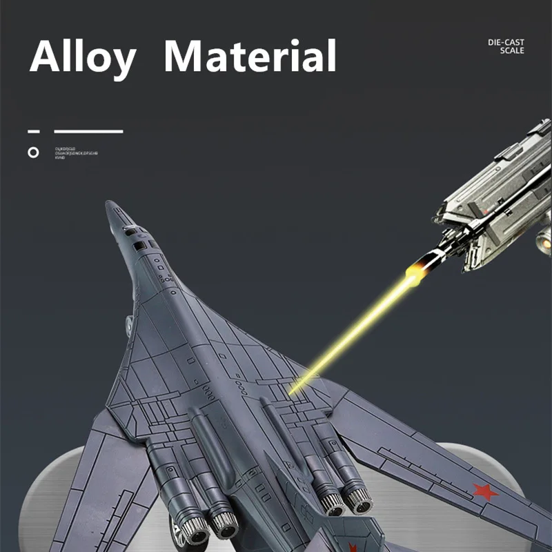 Alloy TU-160 Stealth Bomber Model 1:200 Scale 2 Alloy TU-160 Stealth Bomber Model 1:200 Scale - Image 2