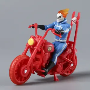 Ghost Rider Action Figure with Motorcycle 8 Se10ae0e2428f44b1a23b33b96bfde41cX