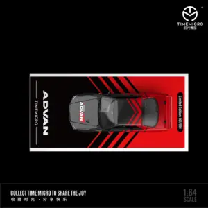 TIME MICRO Nissan R34 GTR ADVAN Diecast Model Set 10 Se16ca36afd4c49bf8ca9a891e5e678c6T