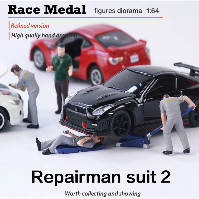 Miniature Repairman Figurine for Dioramas 2 Miniature Repairman Figurine for Dioramas - Image 2