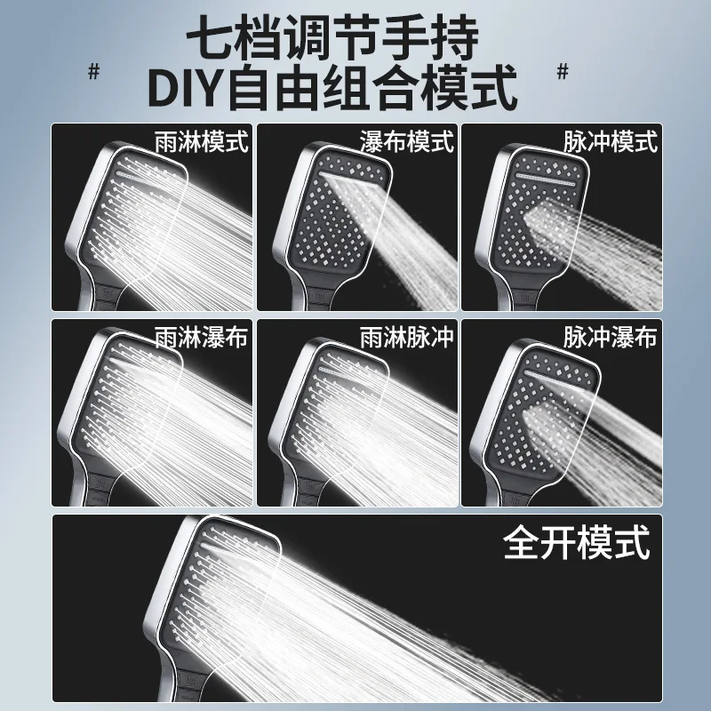 High-Pressure 7-Mode Shower Head 2 High-Pressure 7-Mode Shower Head - Image 2