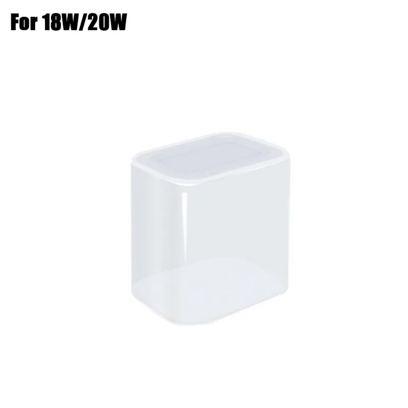 Transparent Apple Charger Protectors Set for 18W/20W 6 Transparent Apple Charger Protectors Set for 18W/20W - Image 6