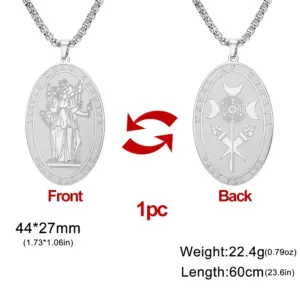 Stainless Steel Triple Moon Necklace 14 Se18dd69d2e574644af8555454dc37202k