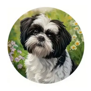Shih Tzu Art Tin Sign - 20cm Decorative Metal Sign 19 Se1a70f336dbc4f9da7a054acba907409t