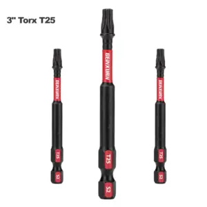 High-Impact T25 Torx Screwdriver Bit Set