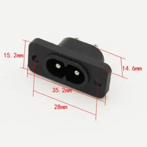 Black C8 Power Socket Set for Reliable Connections 9 Se1b2063529594be5918541e2886bea1cF