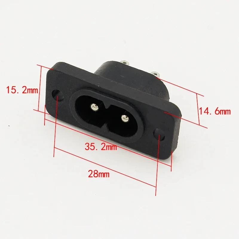 Black C8 Power Socket Set for Reliable Connections 5 Black C8 Power Socket Set for Reliable Connections - Image 5