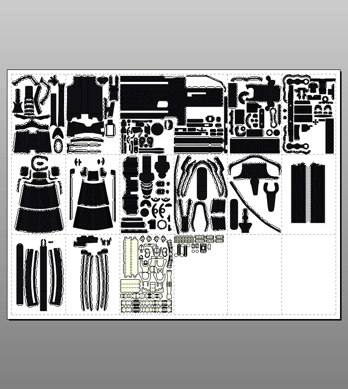 MP5 3D Paper Model DIY Puzzle 2 MP5 3D Paper Model DIY Puzzle - Image 2