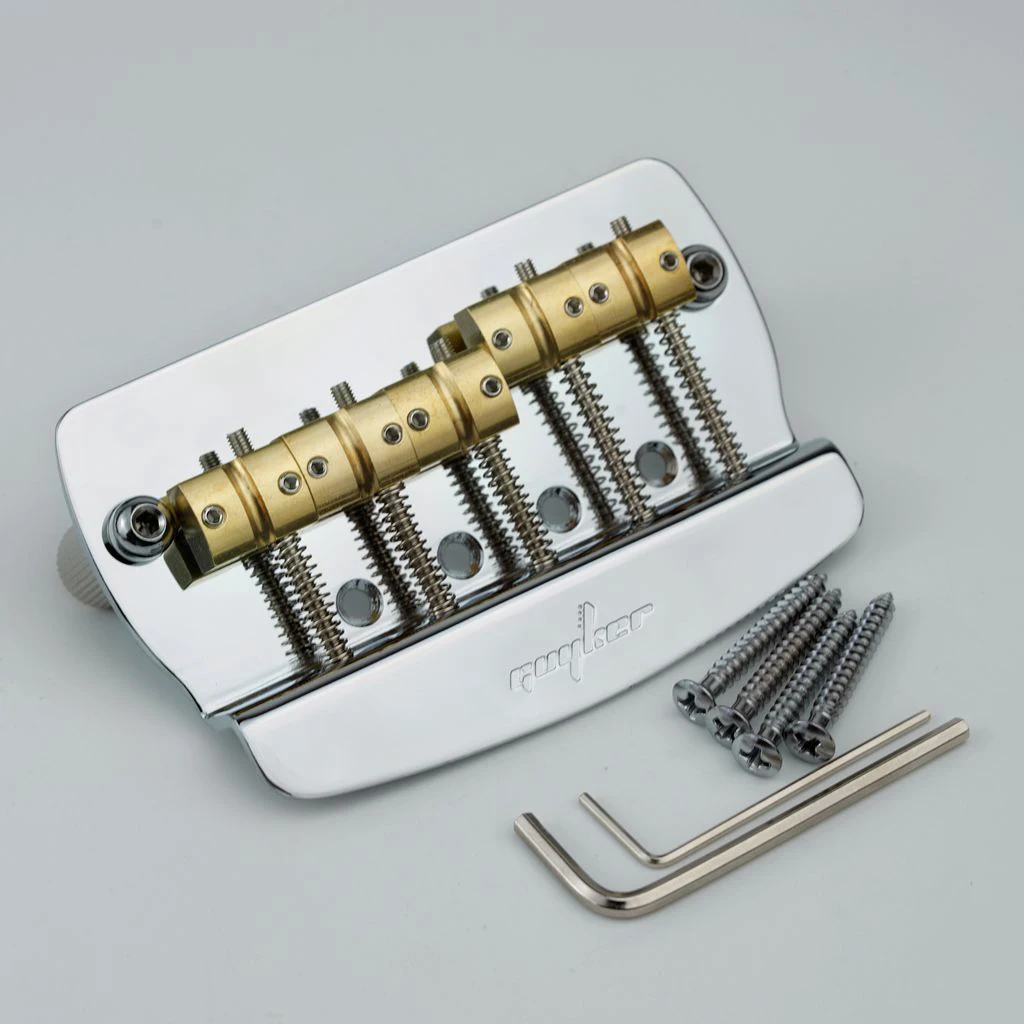 Is Fixed Bass Bridge GB1007/GB1028 for 4/5-String Bass 8 Is Fixed Bass Bridge GB1007/GB1028 for 4/5-String Bass - Image 8