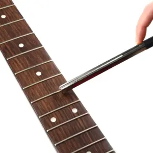 Professional Guitar Fret Crowning File - 19cm, 3 Edges 11 Se1e45615373e4e6d9f49af650dd78e422