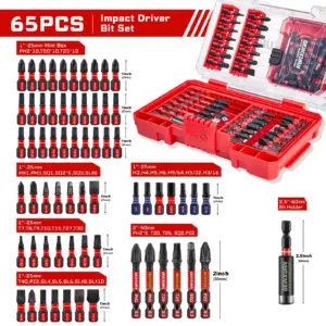 Impact Screwdriver Set with Alloy Steel Bits 13 Se2013b21d3e0495f8057ff11e538ddbci