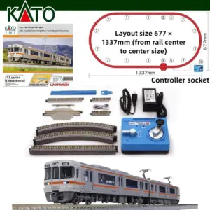 KATO N Scale Shinkansen Model Set in Vibrant Colors 18 Se2072e6bce614b42b6fd2848512b3295K