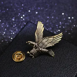Flying Eagle Brooch in Gold, Silver, and Mix 14 Se248eba194f74c1bad34ec0221a3d5bf8