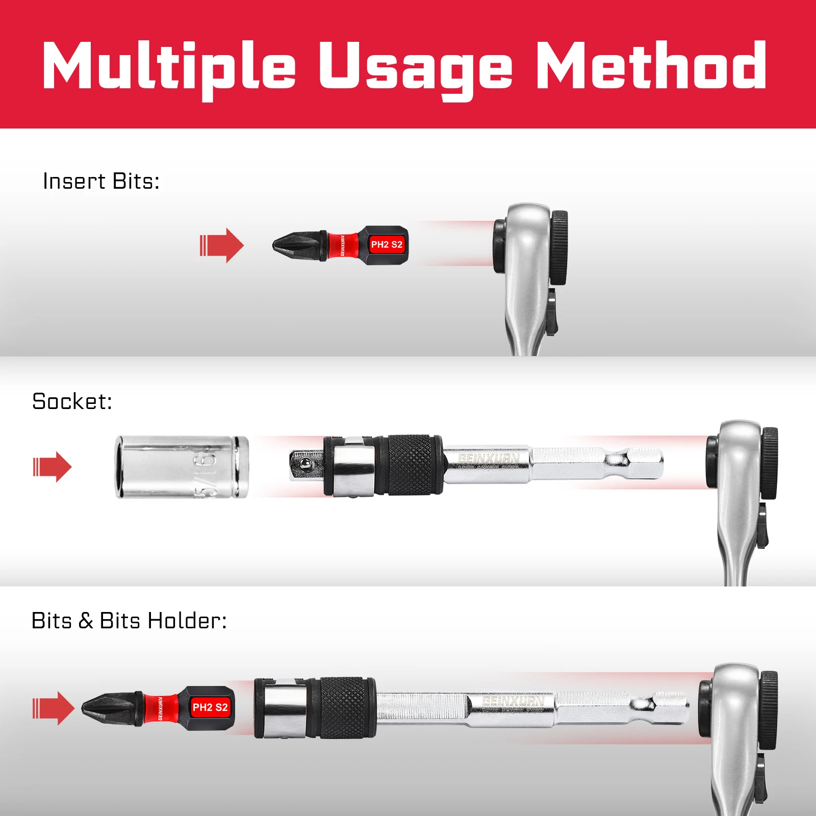 42-Piece Impact Screwdriver & Socket Set 6 42-Piece Impact Screwdriver & Socket Set - Image 6