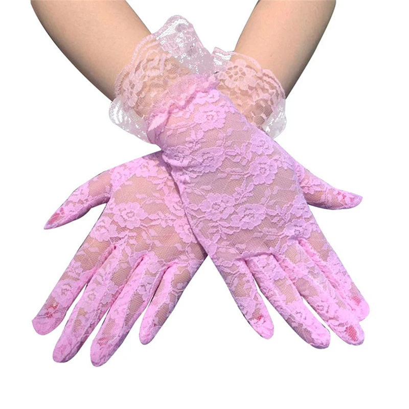 Elegant Lace Gloves Set in Six Colors 8 Elegant Lace Gloves Set in Six Colors - Image 8
