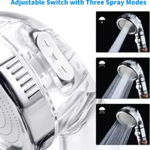 Anion Beads Shower Head with 3 Modes 12 Se279b4a2d9c14c0c9badbdd52875c6060