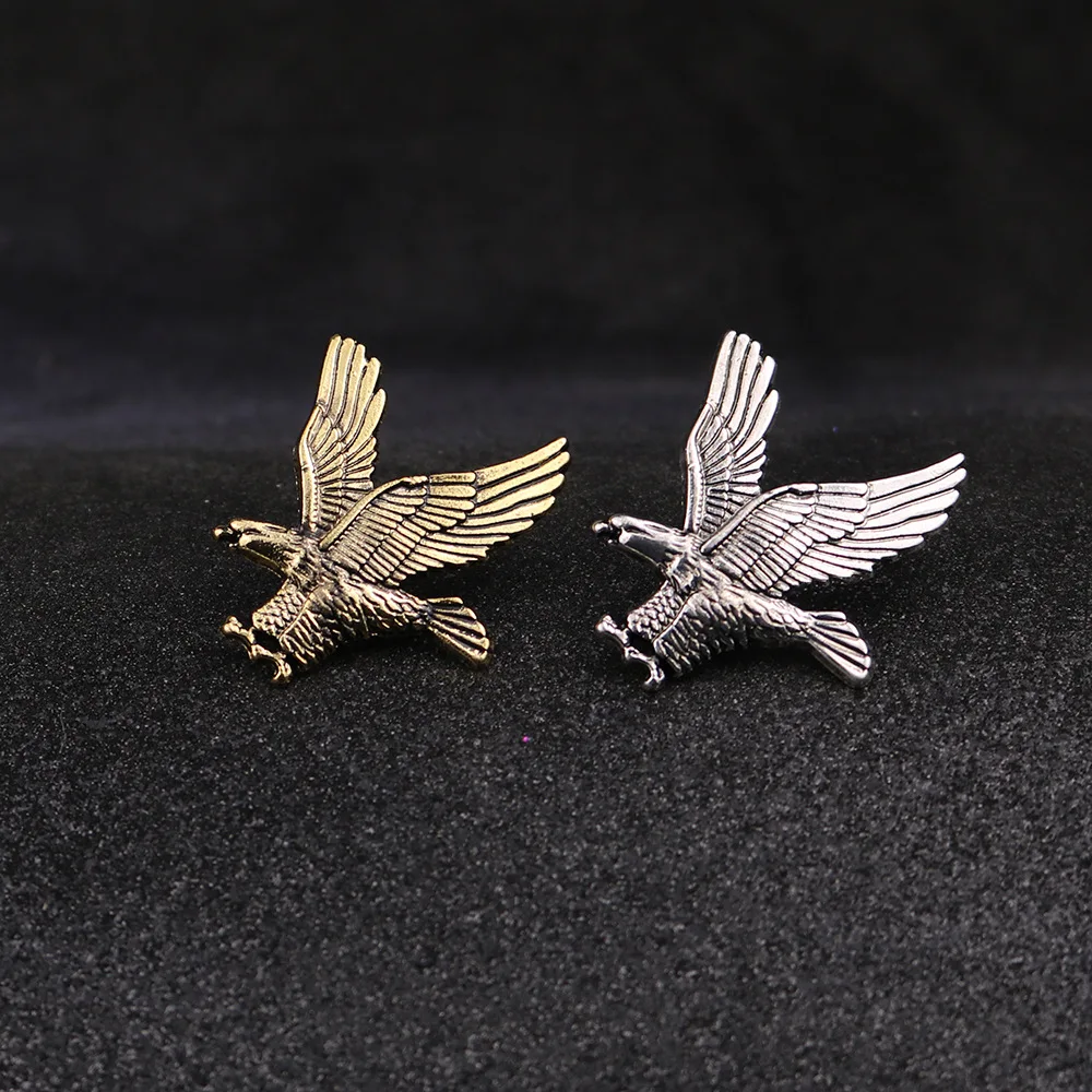 Flying Eagle Brooch in Gold, Silver, and Mix 2 Flying Eagle Brooch in Gold, Silver, and Mix - Image 2