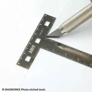 MADWORKS MT03 Precision Metal Modeling Rulers 7 Se29b72a030414b638efe0b1940974eabu