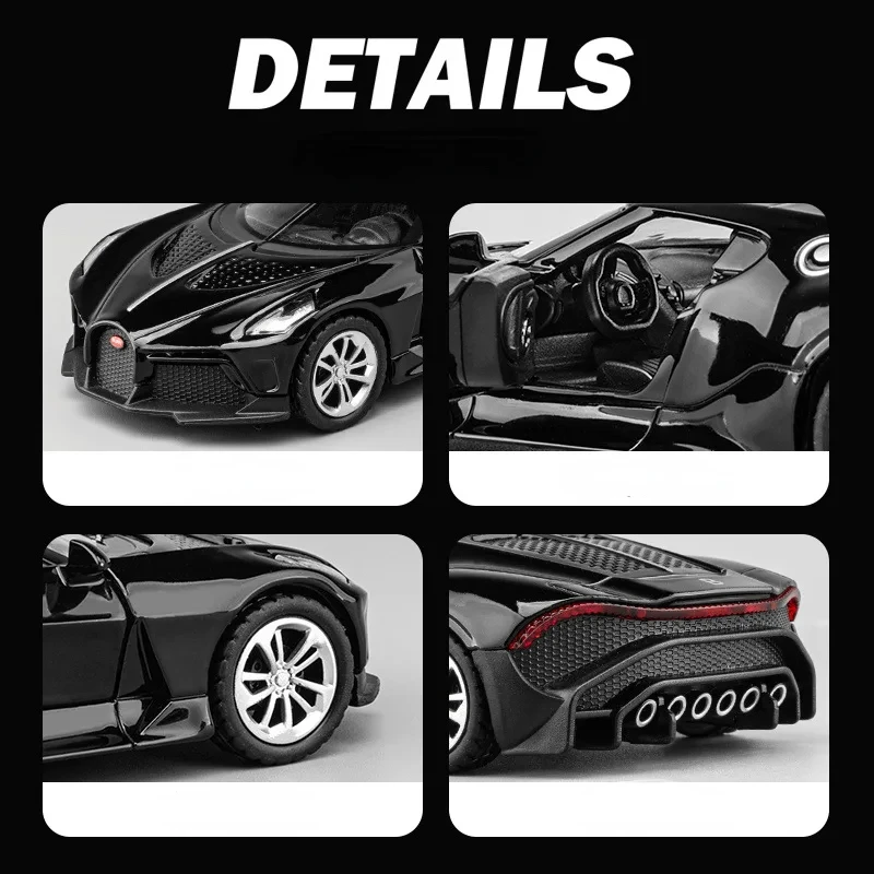 Bugatti 1:36 Scale Diecast Model Car 3 Bugatti 1:36 Scale Diecast Model Car - Image 3
