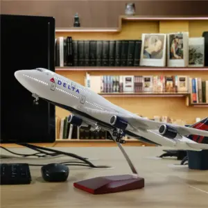 Delta B747 Diecast Model with LED or Non-LED Options 9 Se2b56f7ba9e5437db0196a537a4b9505s