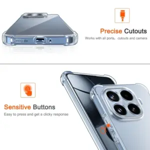 Transparent Shockproof Case for Xiaomi Smartphones 6 Se2d04a571df743738d8d6dfa3bd71fabV