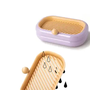 Wall-Mounted Double Layer Soap Dish 7 Se2e80983e9464572ab1a20c0fc155e47N