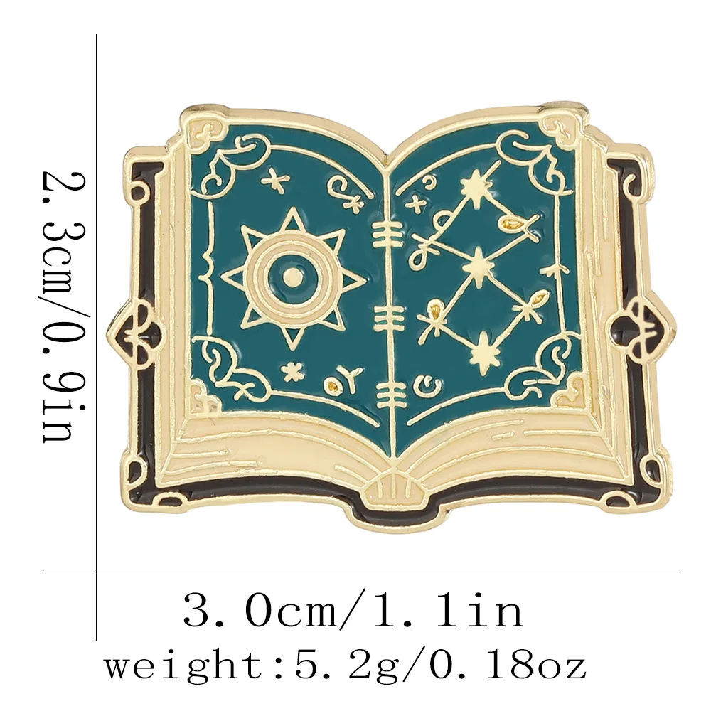 Halloween Book-Shaped Brooch in Vintage Style 6 Halloween Book-Shaped Brooch in Vintage Style - Image 6