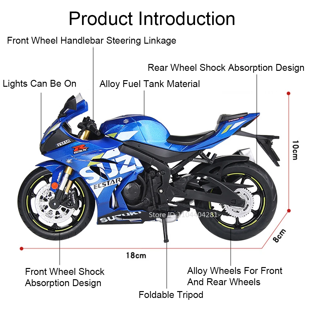 Suzuki Hayabusa GSX1000R 1:12 Scale Model 3 Suzuki Hayabusa GSX1000R 1:12 Scale Model - Image 3
