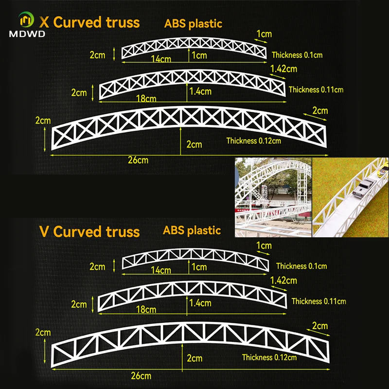 Miniature Protective Guardrail Set for HO, N, Z Scales 3 Miniature Protective Guardrail Set for HO, N, Z Scales - Image 3