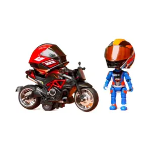 Vibrant 1:12 Diecast Motorcycle Rider Figurine 13 Se31d9b152cbc4364a7a59f64207ab05eg