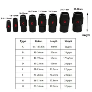 Durable Telescopic Tube Connectors for Outdoors 11 Se337cbd0e7384871987f2031189e3362W