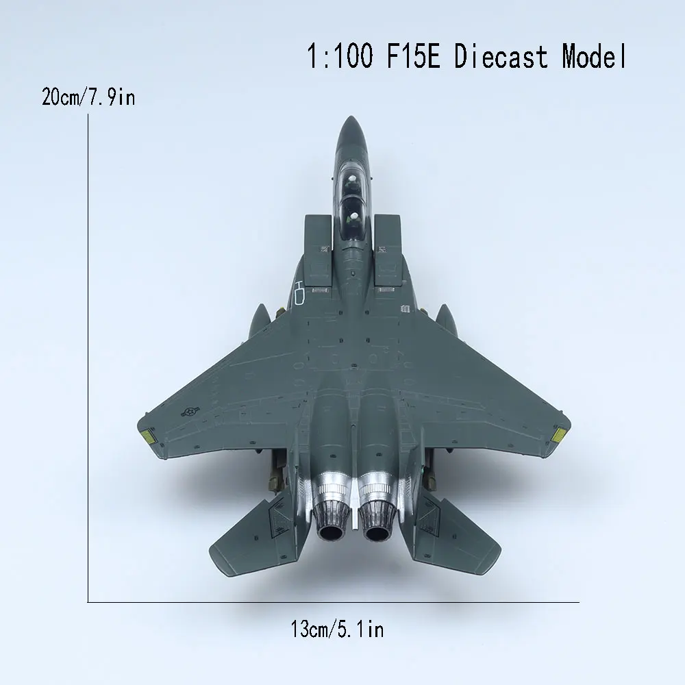 1/100 F-15E Fighter Jet Model Collectible 2 1/100 F-15E Fighter Jet Model Collectible - Image 2