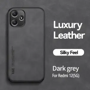 Luxury Xiaomi Redmi 12 5G Matte Leather Case 19 Se35ebf4c0153428babbfef96d7b4763aC
